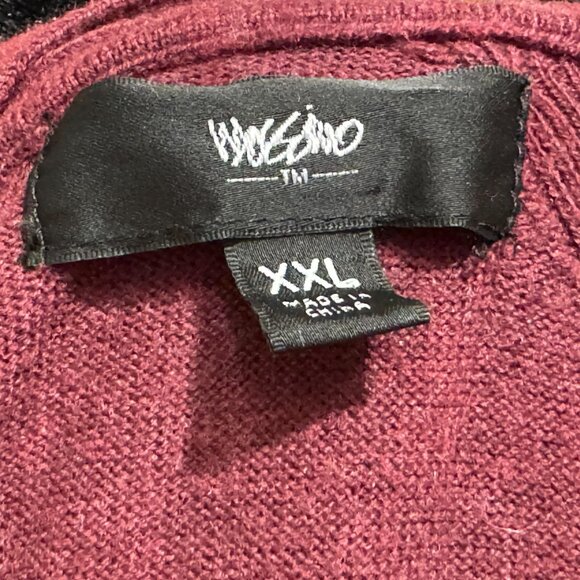 MOSSIMO Open Cardigan Sweater with Pockets, Cranberry, XXL - Picture 13 of 14